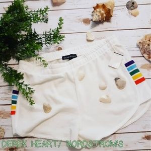 70s Rainbow Track Lounge Shorts